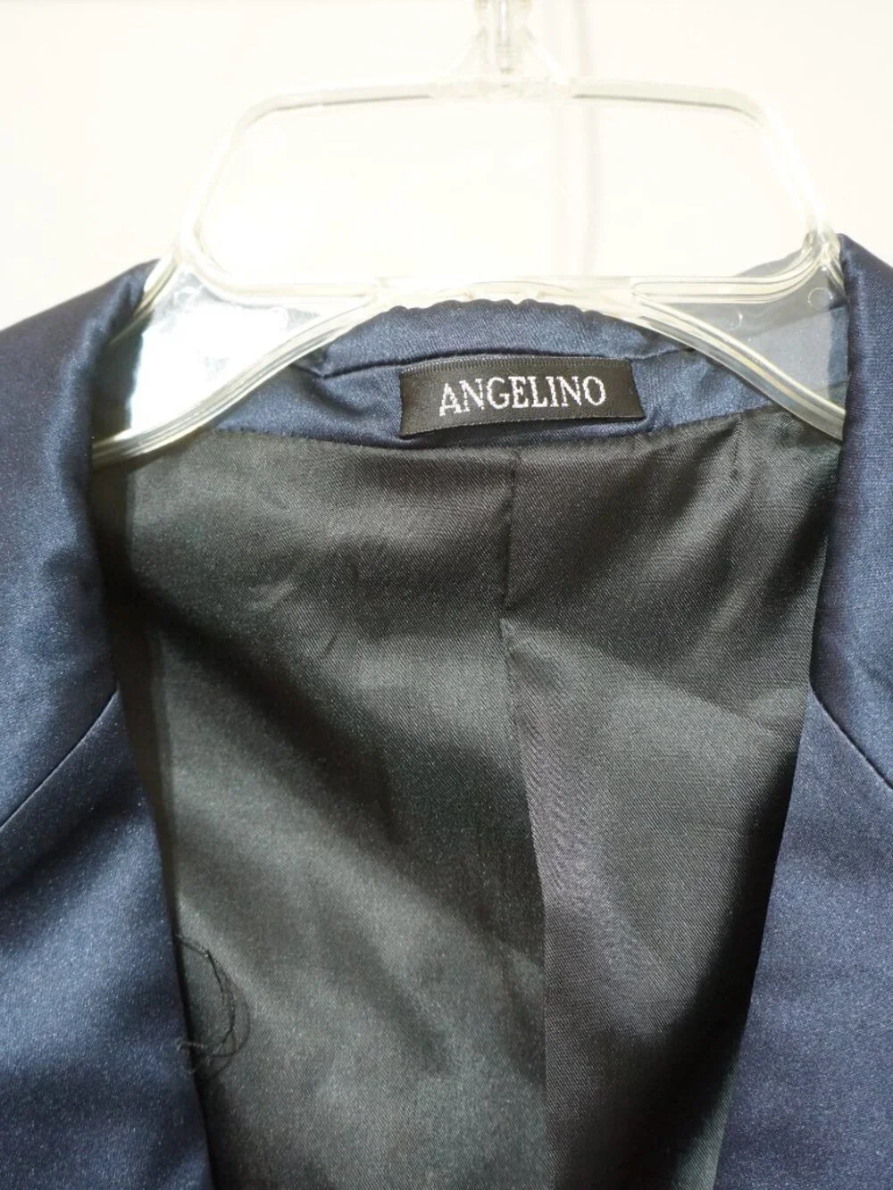 NWT Angelino Mens 50L Tuxedo Blazer Metallic Paint Splash Suit Jacket